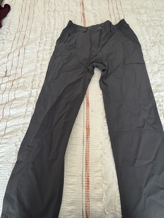 (2-pack) Warehouse Black & Grey Women's Track Pants with Zip Pocket - Picture 5 of 9